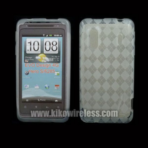 Wholesale TPU Gel Case for HTC Evo Design 4G (Clear)